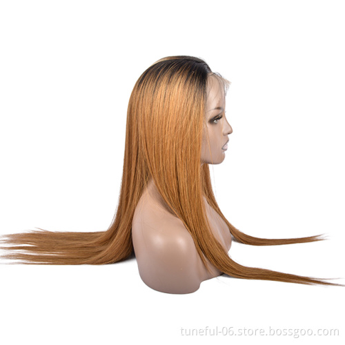 Tuneful 2021 new product 13x5 lace front wig glueless lace wigs 100% virgin human hair cuticle silk top human hair wig for black